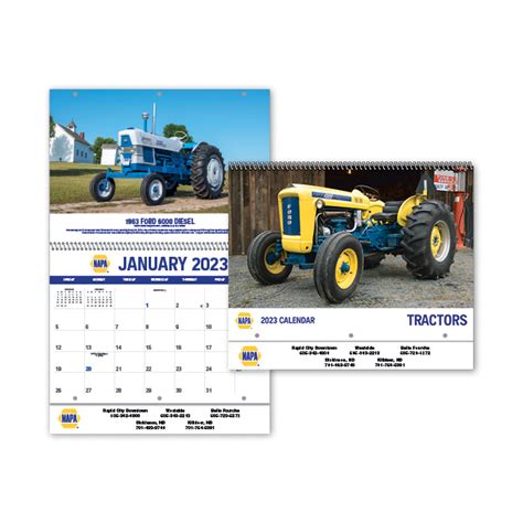 Napa Tractors Calendar Napa Calendars