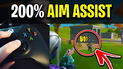 How To Enhance Aim Assist In Fortnite New Thumbstick Trick Youtube