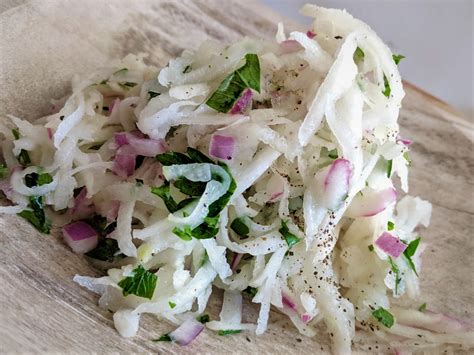 Zesty Turnip Salad CulinaryBeets Recipes Zesty Turnip Salad