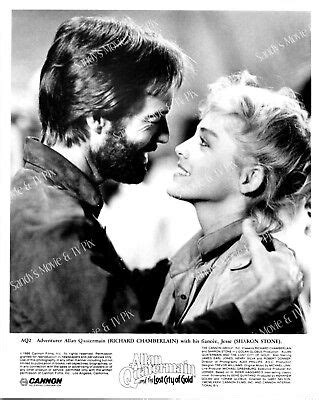 Richard Chamberlain Sharon Stone Terrific Original Movie Photo Allan Quatermain Ebay