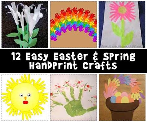 12 Easy Easter And Spring Handprint Crafts For Kids Woo Jr Kids