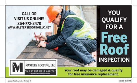 Masters Roofing Llc Roofing Contractor In Upstate Sc