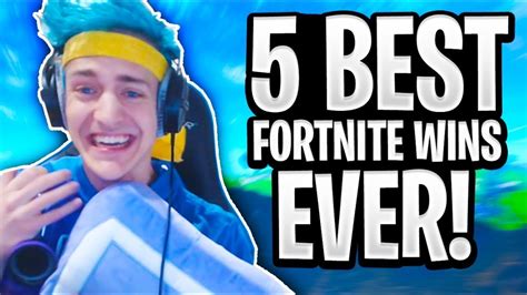 Top 5 Best Fortnite Wins Of All Time Youtube