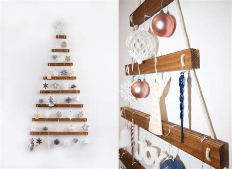 These Flat Wall Mounted Christmas Trees Will Save Tons Of Space In