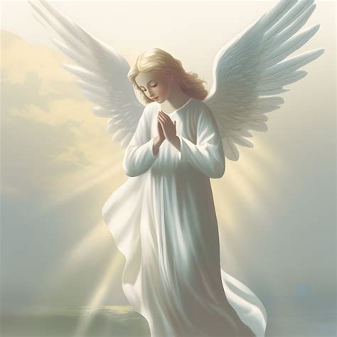 Download Ai Generated Angel Praying Royalty Free Stock Illustration