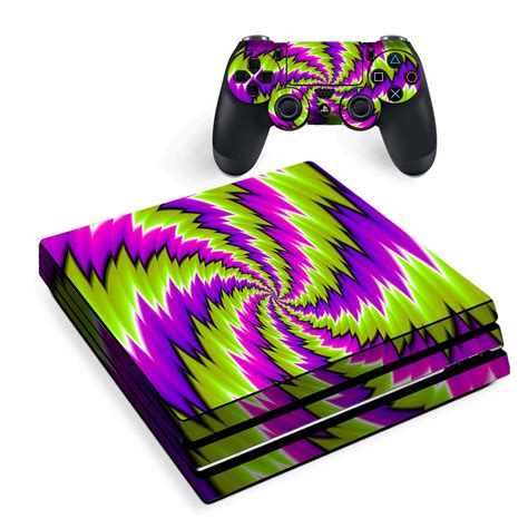 Skin For Sony Ps4 Pro Console Decal Stickers Skins Cover Psychedelic