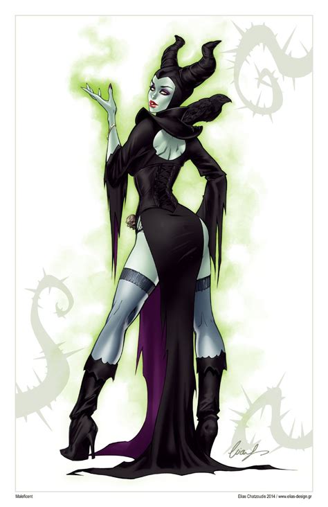 Maleficent By Elias Chatzoudis Princesses Disney Punk Disney Villians