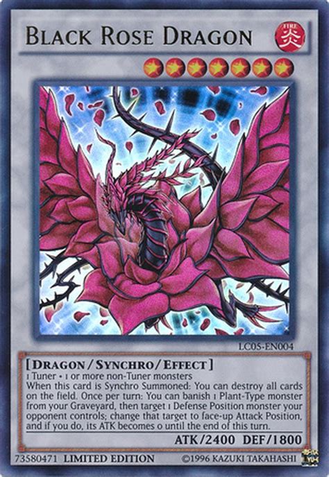 Lc05 En004 Black Rose Dragon Yu Gi Oh