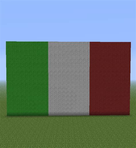 Minecraft Pixel Art Helper Italy Flag