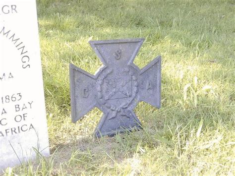 Southern Cross Of Honor Grave Marker Sons Of Confederate Veterans