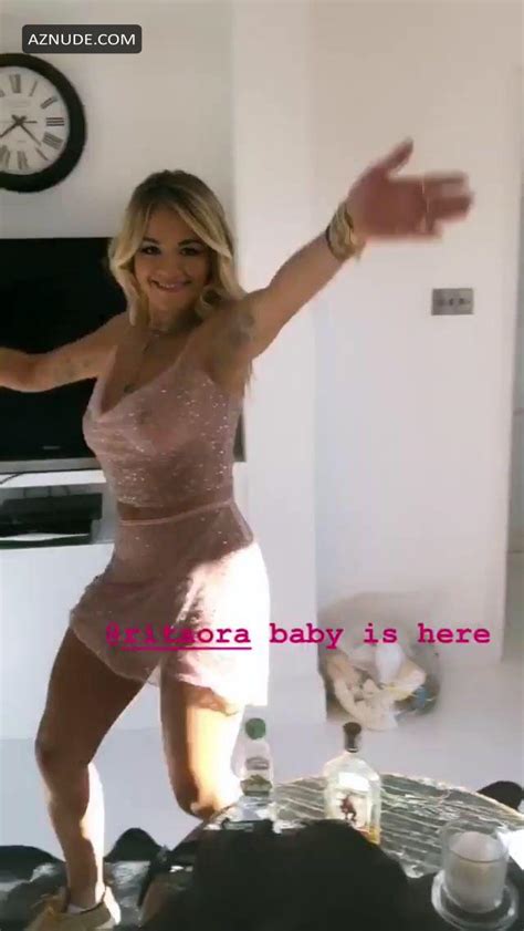 Rita Ora Displays Her Dancing Skill Posing In A See Through Outfit