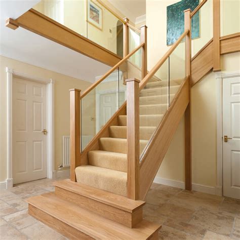 Oak Staircase With Glass Panels Glass Designs