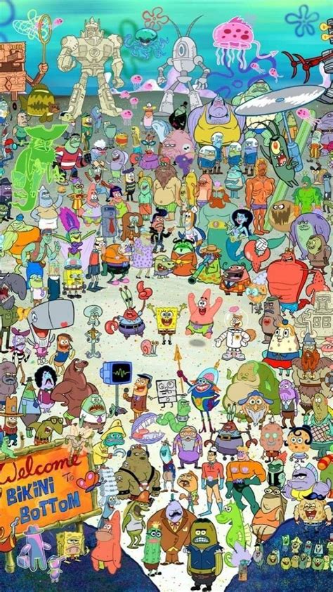 Spongebob Characters Wallpapers Top Free Spongebob Characters