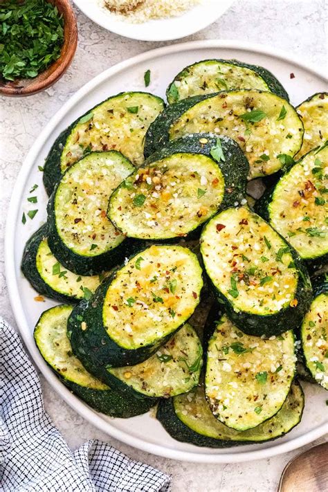 Herb Roasted Zucchini With Parmesan Jessica Gavin