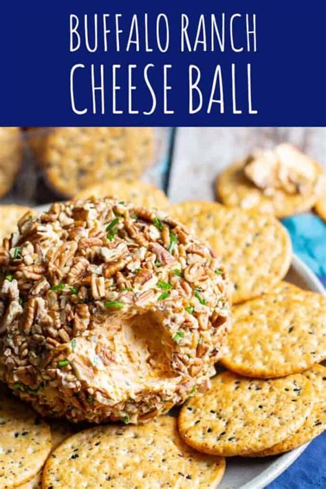 Buffalo Ranch Cheese Ball Recipe A Nerd Cooks
