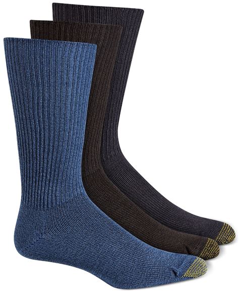 Gold Toe Adc Acrylic Fluffies 3 Pack Crew Casual Socks Denim Cheapundies