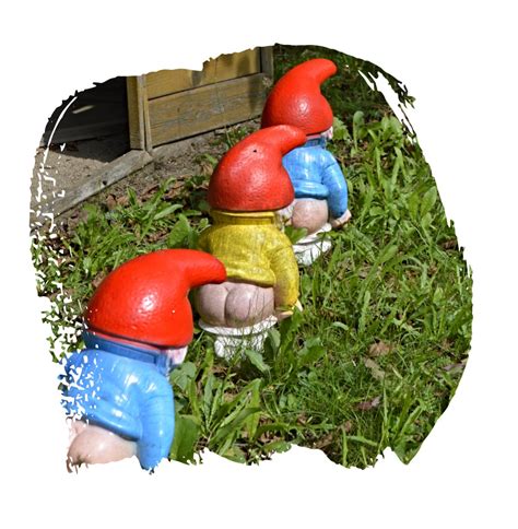 Unusual Garden Gnomes Be Kitschig