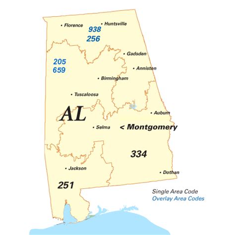 Alabama Area Code Map Map Of New Mexico