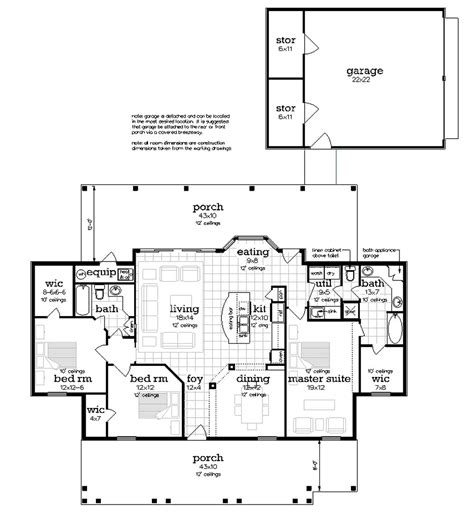 Farmhouse Style House Plan 3 Beds 2 Baths 1608 Sq Ft Plan 45 597