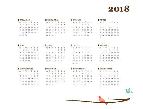 Image Result For Fancy Calendar 2018 Images Calendar Template Yearly