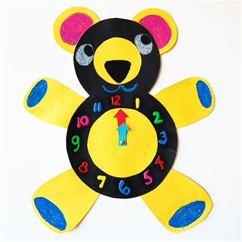 Animal Paper Clocks Kids Crafts Fun Craft Ideas