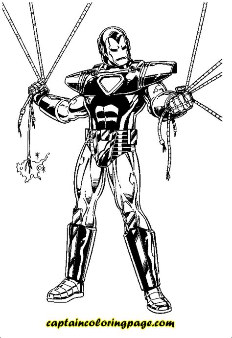 Free printable iron man coloring pages. Coloring book pdf download
