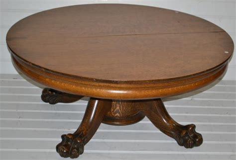 End tables, lamps, coffee tables and more. Sold Price: Antique Oak Claw Foot Coffee Table - January 6 ...