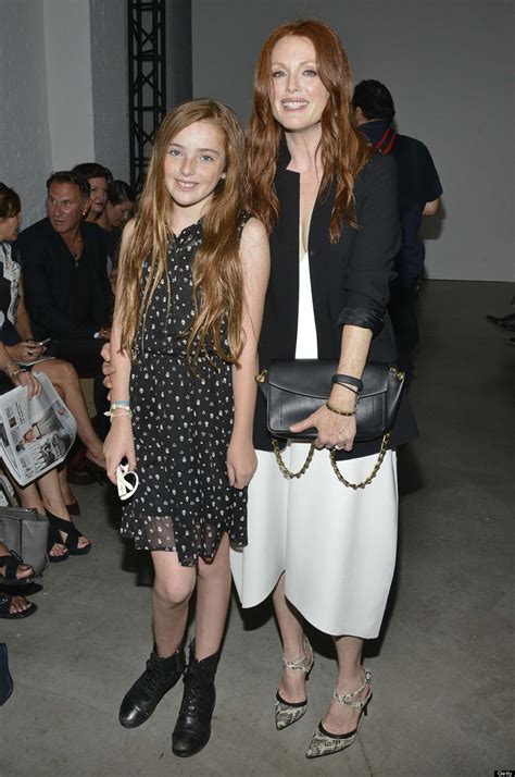Julianne Moore Takes Her Look A Like Daughter To New York Fashion Week