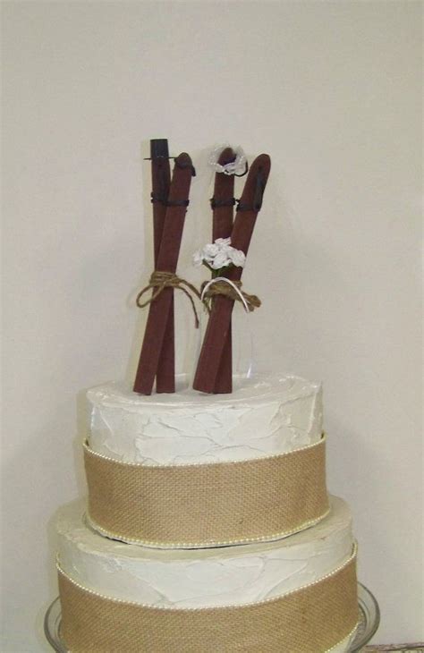 We've rounded up the best of them all: Wedding Cake Topper, Ski Cake Topper, Bride and Groom Skis ...