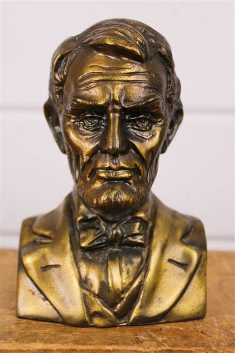 Lincoln financial group, also known as lincoln national corporation, the lincoln national life insurance company, fort wayne, in, and lincoln life & annuity company of new york, has been around for over a hundred years. Vintage Brass Abraham Lincoln Bust Sculpture for the ...