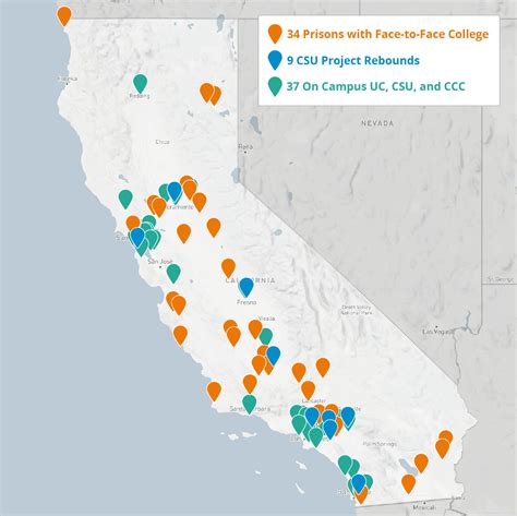 California State Prisons Map Printable Maps