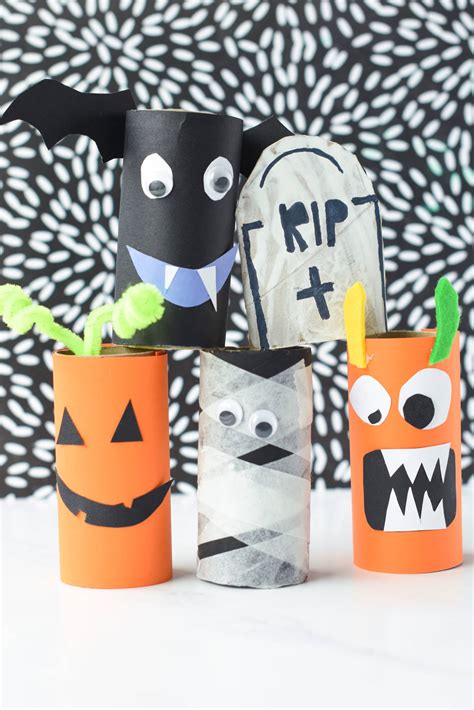 5 Toilet Paper Roll Halloween Craft Ideas Busy Little Kiddies Blk