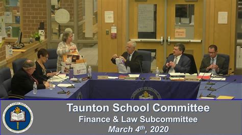 Taunton School Committeemarch 4th 2020 Youtube