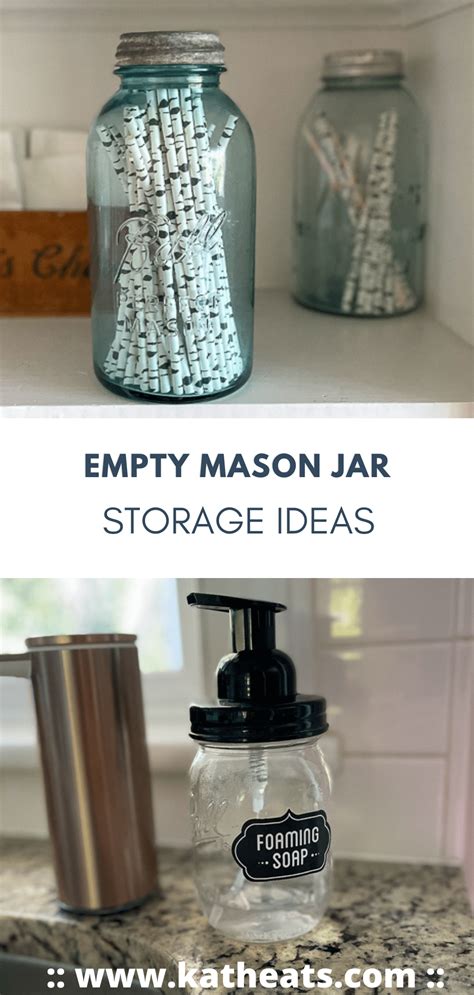 20 Empty Mason Jar Storage Ideas Kath Eats