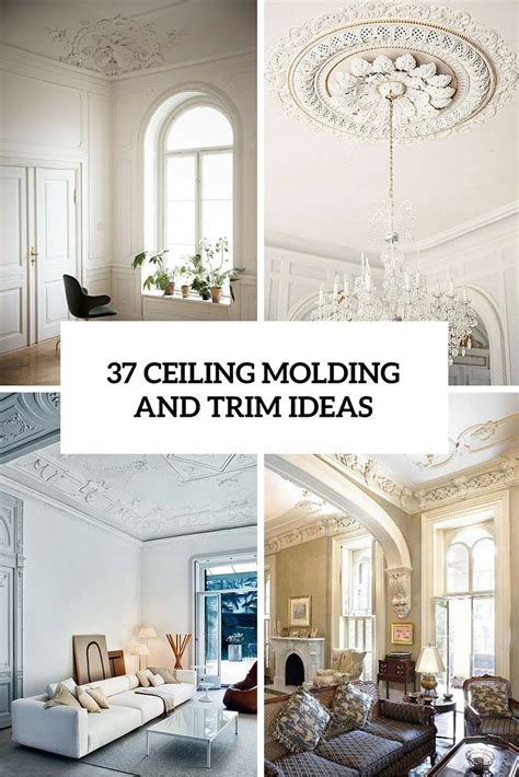 As we go through the house we are removing the textured ceilings, installing crown mouldings and painting. 37 Ceiling Trim And Molding Ideas To Bring Vintage Chic ...