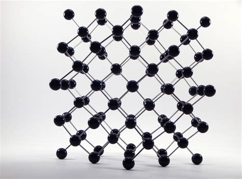Handmade Molecular Model Of Diamond Science Decor Science Ts