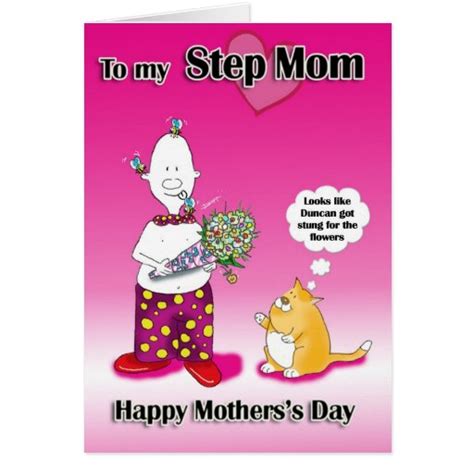 Step Mom Mothers Day Card Zazzle