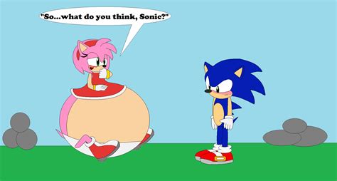Amy Flusters Sonic By Sonickphoria On Deviantart