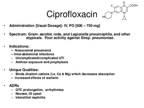 Cipro Dosage For Uti 500mg