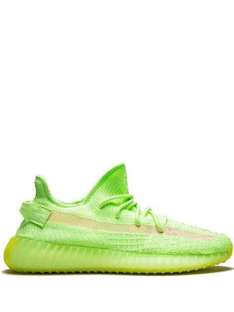 Adidas Yeezy Boost 350 V2 Glow Sneakers In Green For Men Lyst