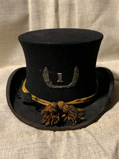 Beautiful Civil War Confederate Soldiers Cavalry Top Hat Kepi Cap