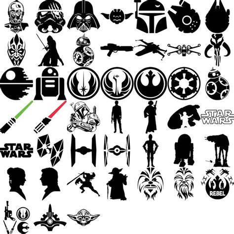 Star Wars SVG, Files For Silhouette, Files For Cricut, SVG, DXF, EPS