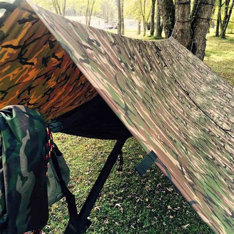 Camo Tarp For Camping And Bushcraft Gear Out Here