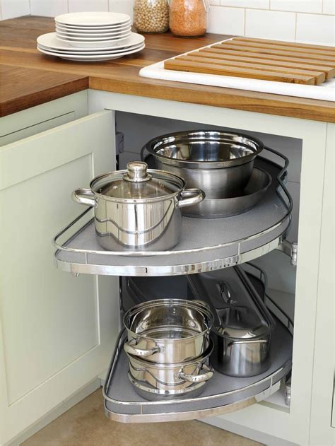 Corner add a shelf plate rack, kitchen storage idea, cupboard organiser. 9 Outstanding Corner Kitchen Cabinet Storage Pics | Corner ...