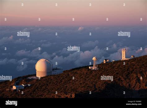 Astronomical Observatory On The Top Of Roque De Los Muchachos La Palma