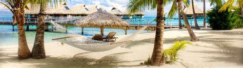 Tropical Beach Resort Ultra Hd Desktop Background