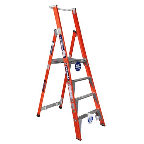Fibreglass Platform Step Ladder Premium Range Ladamax
