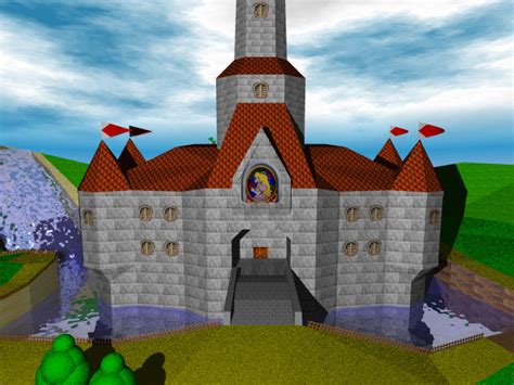 Super Mario 64 Castle Grounds By Yoshielectron On Deviantart