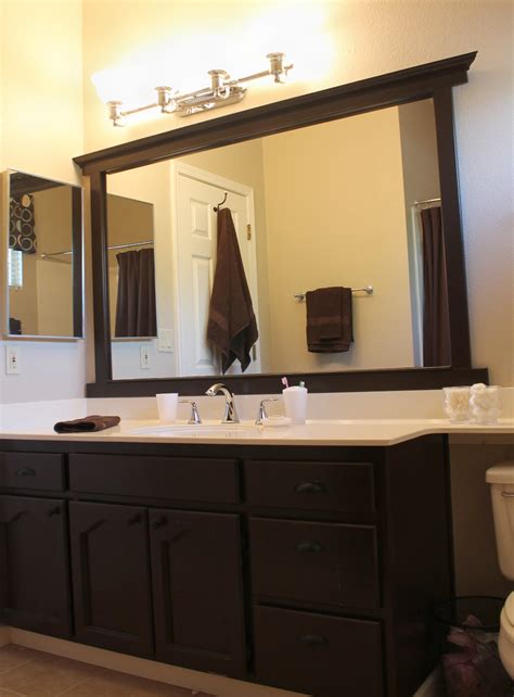 Browse a large selection of bathroom mirror designs, including fogless, lighted and framed bathroom mirrors in all shapes and finishes. I absolutely love how it came out. It makes the whole ...