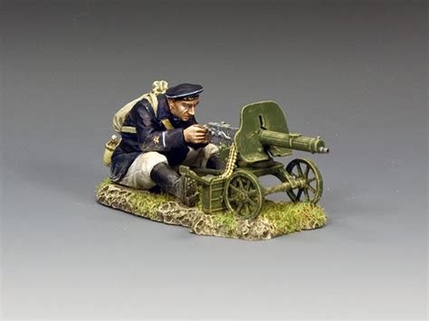 Kc Ra087 The Maxim 1910 Machine Gun Set Figurines Et Collections